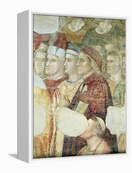 Dante Alighieri-Giotto di Bondone-Framed Premier Image Canvas