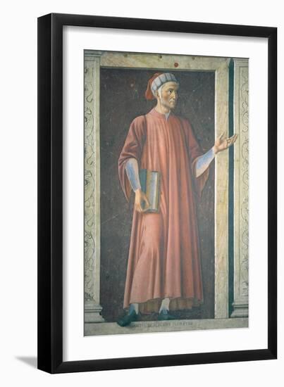 Dante Alighieri-Andrea del Castagno-Framed Giclee Print