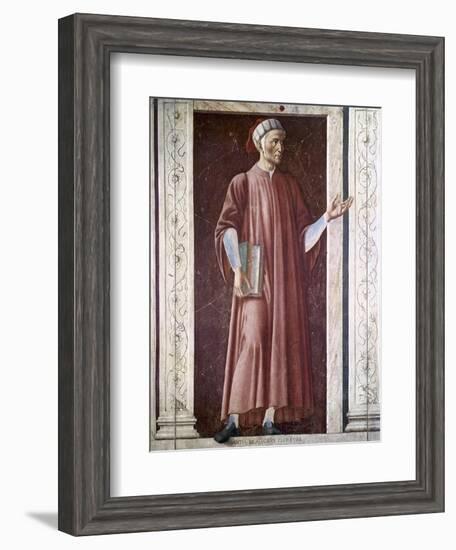 Dante Alighieri-Andrea Del Castagno-Framed Giclee Print