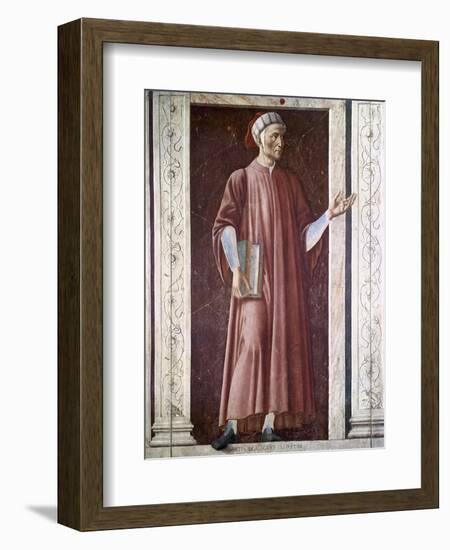 Dante Alighieri-Andrea Del Castagno-Framed Giclee Print