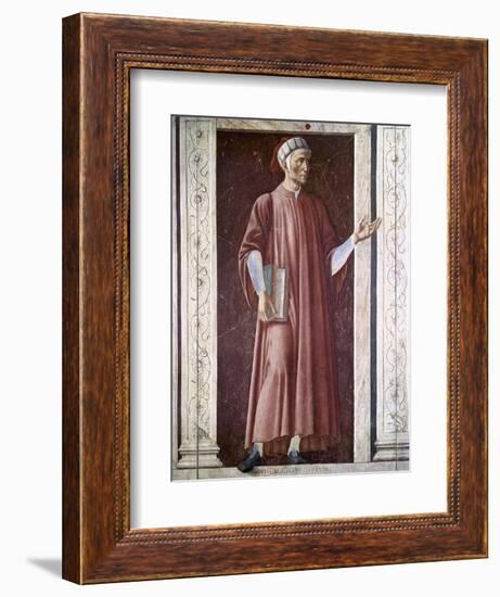 Dante Alighieri-Andrea Del Castagno-Framed Giclee Print