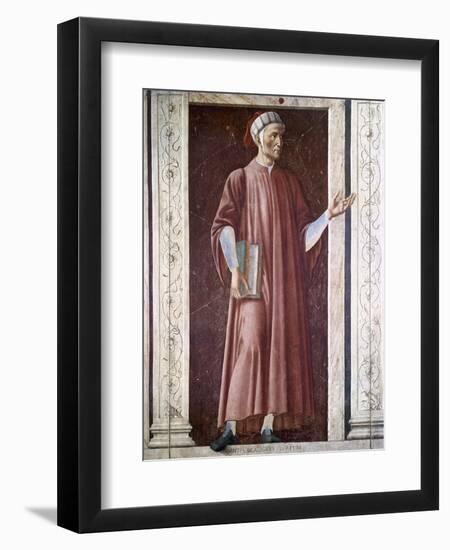 Dante Alighieri-Andrea Del Castagno-Framed Giclee Print