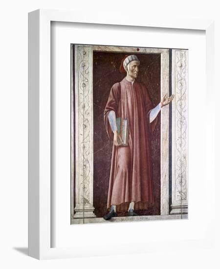 Dante Alighieri-Andrea Del Castagno-Framed Giclee Print