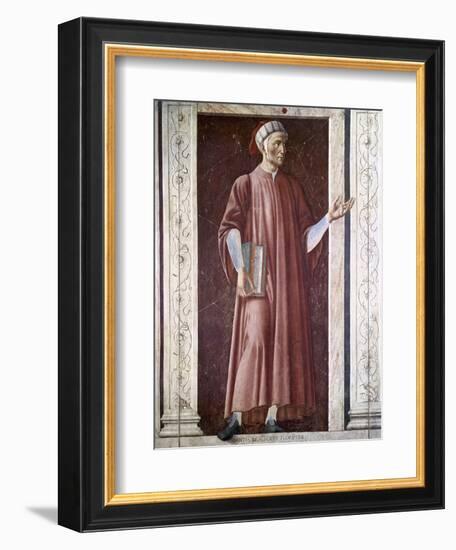 Dante Alighieri-Andrea Del Castagno-Framed Giclee Print