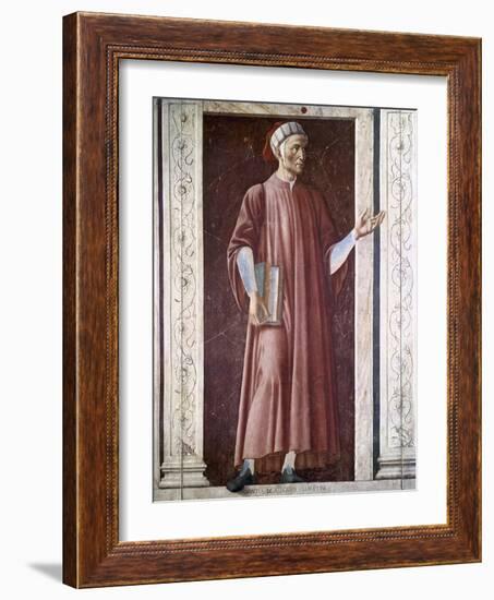 Dante Alighieri-Andrea Del Castagno-Framed Giclee Print