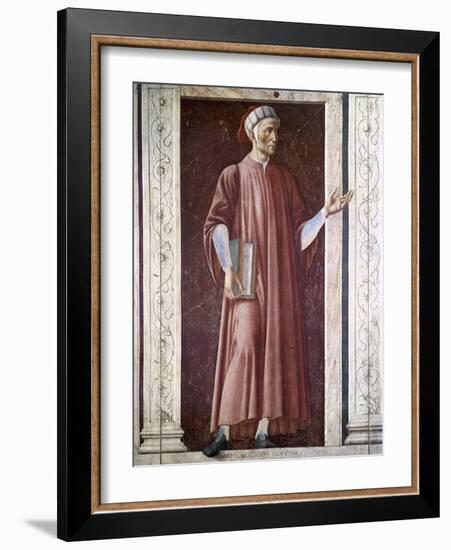 Dante Alighieri-Andrea Del Castagno-Framed Giclee Print