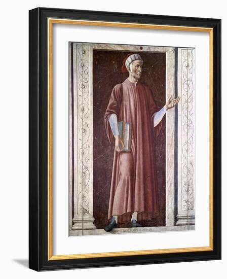 Dante Alighieri-Andrea Del Castagno-Framed Giclee Print