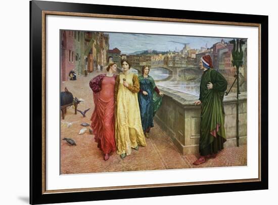 Dante and Beatrice, 1883-Henry Holiday-Framed Giclee Print