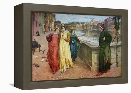 Dante and Beatrice, 1883-Henry Holiday-Framed Premier Image Canvas