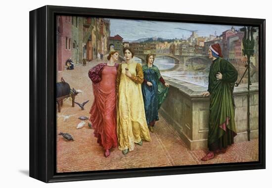 Dante and Beatrice, 1883-Henry Holiday-Framed Premier Image Canvas