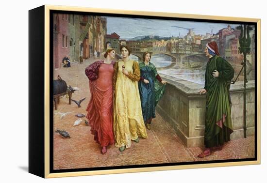 Dante and Beatrice, 1883-Henry Holiday-Framed Premier Image Canvas