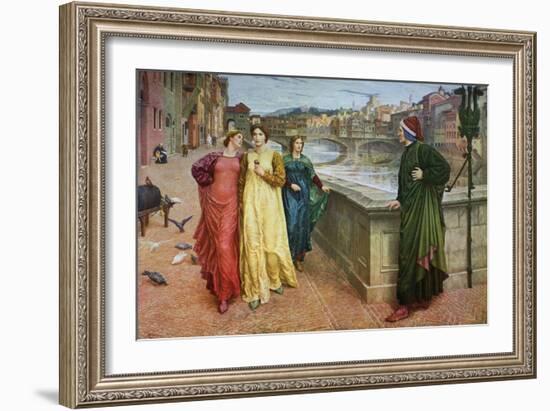 Dante and Beatrice, 1883-Henry Holiday-Framed Giclee Print