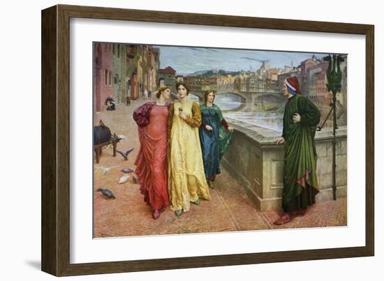 Dante and Beatrice, 1883-Henry Holiday-Framed Giclee Print