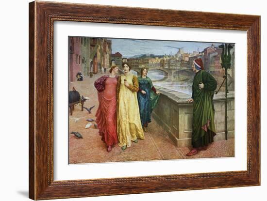 Dante and Beatrice, 1883-Henry Holiday-Framed Giclee Print