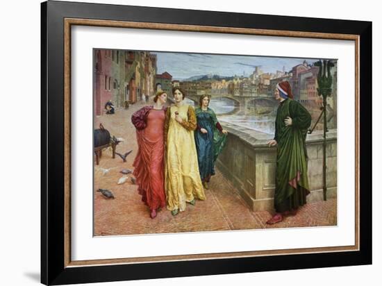 Dante and Beatrice, 1883-Henry Holiday-Framed Giclee Print