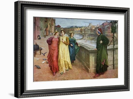 Dante and Beatrice, 1883-Henry Holiday-Framed Giclee Print