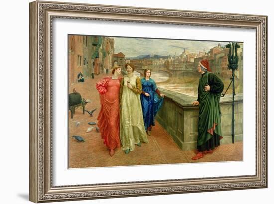 Dante and Beatrice, 1884-Henry Holiday-Framed Giclee Print