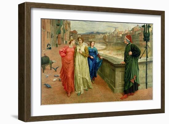 Dante and Beatrice, 1884-Henry Holiday-Framed Giclee Print