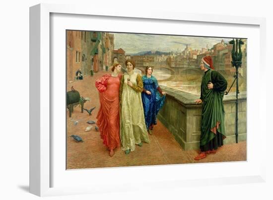 Dante and Beatrice, 1884-Henry Holiday-Framed Giclee Print