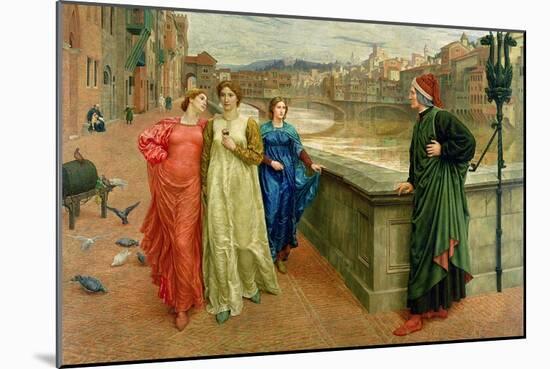 Dante and Beatrice, 1884-Henry Holiday-Mounted Giclee Print