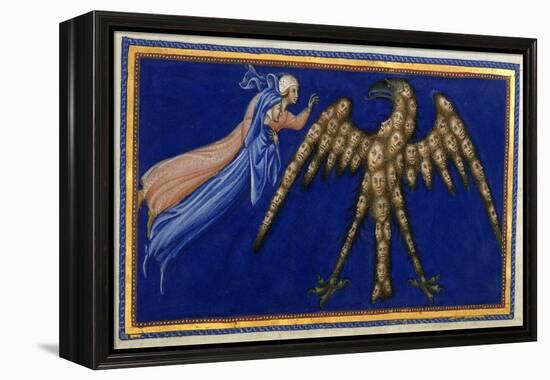 Dante and Beatrice Before the Eagle Of Justice-Dante Alighieri-Framed Premier Image Canvas