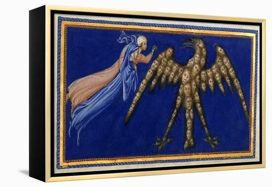 Dante and Beatrice Before the Eagle Of Justice-Dante Alighieri-Framed Premier Image Canvas