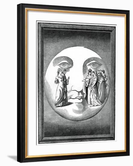 Dante and Beatrice Transported to the Moon, 16th Century-null-Framed Giclee Print