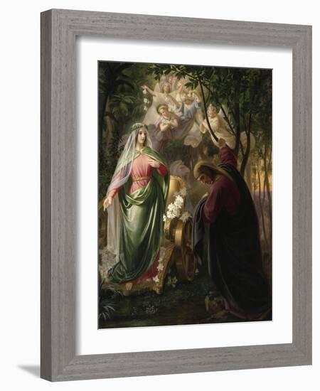 Dante and Beatrice-Carl Wilhelm Friederich Oesterly-Framed Giclee Print