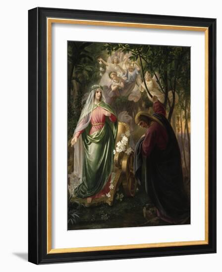 Dante and Beatrice-Carl Wilhelm Friederich Oesterly-Framed Giclee Print