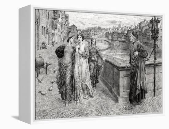 Dante and Beatrice-null-Framed Stretched Canvas