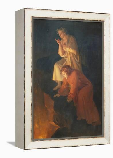 Dante and Virgil, 1855-Rafael Flores-Framed Premier Image Canvas