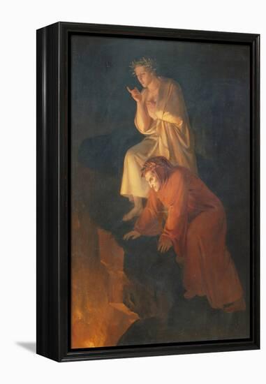 Dante and Virgil, 1855-Rafael Flores-Framed Premier Image Canvas