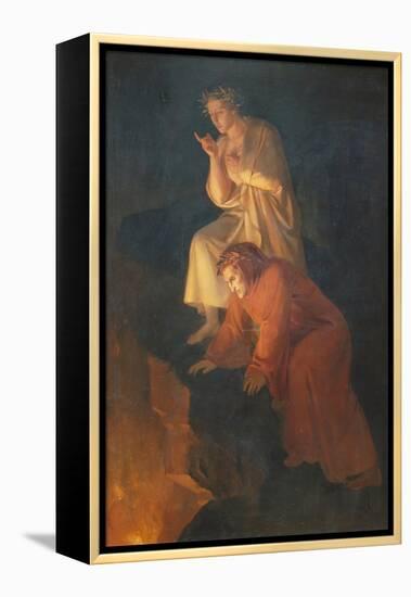 Dante and Virgil, 1855-Rafael Flores-Framed Premier Image Canvas