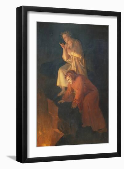 Dante and Virgil, 1855-Rafael Flores-Framed Giclee Print