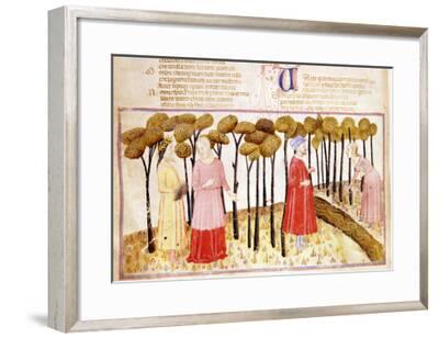 Dante And Virgil At The Summit Of Purgatory From The Divine Comedy Giclee Print Art Com