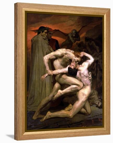 Dante and Virgil in Hell, 1850-William Adolphe Bouguereau-Framed Premier Image Canvas