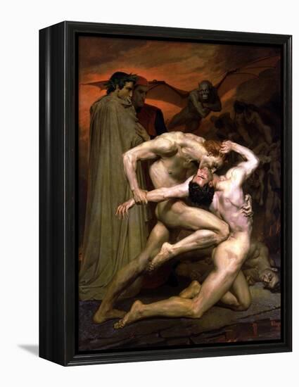 Dante and Virgil in Hell, 1850-William Adolphe Bouguereau-Framed Premier Image Canvas