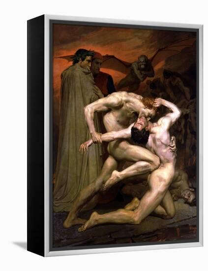 Dante and Virgil in Hell, 1850-William Adolphe Bouguereau-Framed Premier Image Canvas