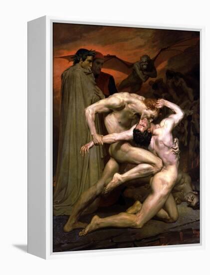 Dante and Virgil in Hell, 1850-William Adolphe Bouguereau-Framed Premier Image Canvas