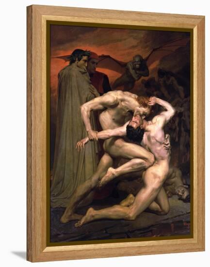 Dante and Virgil in Hell, 1850-William-Adolphe Bouguereau-Framed Premier Image Canvas