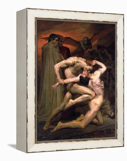 Dante and Virgil in Hell, 1850-William-Adolphe Bouguereau-Framed Premier Image Canvas