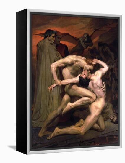 Dante and Virgil in Hell, 1850-William-Adolphe Bouguereau-Framed Premier Image Canvas