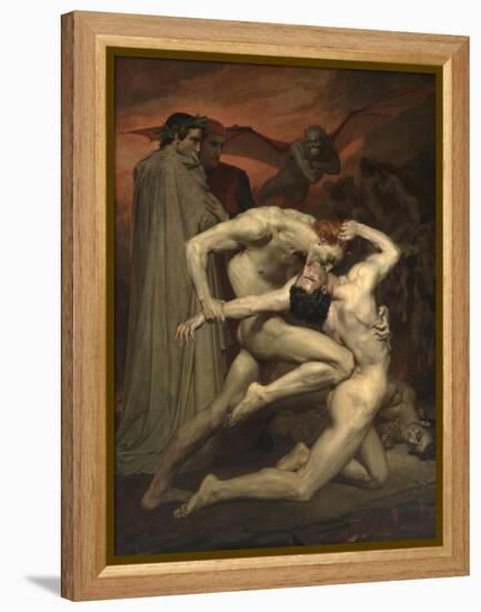 Dante and Virgil in Hell-William-Adolphe Bouguereau-Framed Premier Image Canvas