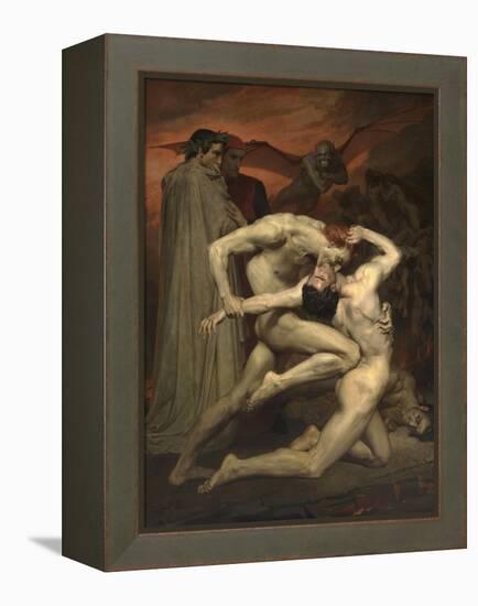 Dante and Virgil in Hell-William-Adolphe Bouguereau-Framed Premier Image Canvas