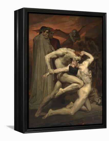 Dante and Virgil in Hell-William-Adolphe Bouguereau-Framed Premier Image Canvas