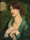 Portrait of Fanny Cornforth, Head and Shoulders, 1874 (Coloured Chalk on Paper)-Dante Gabriel Charles Rossetti-Giclee Print