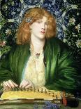 Woman in Yellow-Dante Gabriel Rossetti-Giclee Print