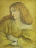 Woman in Yellow-Dante Gabriel Rossetti-Giclee Print