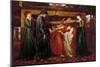 Dante's Dream-Dante Gabriel Rossetti-Mounted Giclee Print
