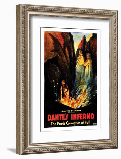 Dante's Inferno - 1922-null-Framed Giclee Print